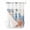 Brown, variant on No Hook Blue Red Seahorse Coastal Shower Curtain with Snap in Liner Set, Summer Beach Coral Nautical Wood Waterproof Bathroom Curtains with See Through Top Window, Hotel Style Small 36 x 72 Inch