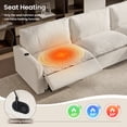 thumbnail image 5 of Sdorens Cloud Couch Power Reclining Sofa-Oversized Reclining Sectional Couches,Oversized Modular Sectional Sofa with Power Recliner for Living Room with USB,TypeC,Beige, 5 of 37