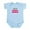 Sky Blue, variant on CafePress - Princess Charlotte Infant Bodysuit - Baby Light Bodysuit, Size Newborn - 24 Months