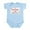 Sky Blue, variant on CafePress - Chocolate Lab Loves Me Infant Bodysuit - Baby Light Bodysuit, Size Newborn - 24 Months