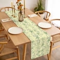 thumbnail image 3 of Table Runner 70 Inches Long for Kitchen Dining, Yellow Green Coastal Dresser Scarf Farmhouse, Dining Table Decorations for Wedding/Parties, Starfish Nautical Ocean Sea Wooden 13 x 70 In, 3 of 8