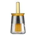 thumbnail image 1 of Household Oil Brush With Bottle Integrated Glass Oil Bottle Silicones Brush Barbecue Brush Special Kitchen Pancake Baking Oil Brush Deals Of The Day Clearance, 1 of 8