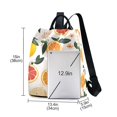 thumbnail image 3 of FORMRS Women's Travel Backpack Purse Anti-Theft Hidden Pockets Casual Shoulder Bag, Orange Slices, 3 of 7
