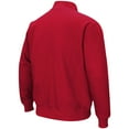 thumbnail image 3 of Men's Colosseum Red Houston Cougars Tortugas Logo Quarter-Zip Pullover Jacket, 3 of 3