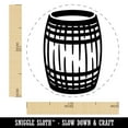thumbnail image 2 of Wine Wood Cask Barrel Upright Self-Inking Rubber Stamp Ink Stamper - Red Ink - Large 1-1/2 Inch, 2 of 7