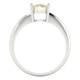 thumbnail image 4 of 1.5 ct Cushion Cut Natural Morganite Solitaire 14K White Gold Womens Engagement Ring, 4 of 5