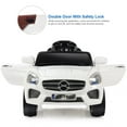 thumbnail image 4 of Costway 6V Kids Ride On Car RC Remote Control Battery Powered w/ LED Lights MP3 White, 4 of 10