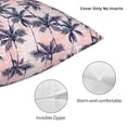 thumbnail image 3 of Pofeuu Tropics Palm Trees Print Double-sided plush pillowcase Square Throw Pillow Covers Pillows Cover for Living Room Bedroom Sofa Couch Cushion Cover（No pillow core）-20"x20", 3 of 7