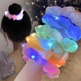 thumbnail image 5 of Bandas elásticas luminosas para el cabello, 6 piezas, bandas LED para el cabello, 3 modos de luz, motas para el cabello, brillan en la oscuridad, accesorios para el cabello para mujeres, niñas, sombreros de neón, fiesta de año nuevo Zhivalor BST3014175, 5 of 5