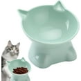 thumbnail image 1 of Bol Surélevé pour Chat Anti-Vomissement 15 Inclinaison 13.5cm Bol Surélevé Station d'Alimentation, 1 of 1