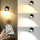 thumbnail image 5 of Apliques de pared LED, lámparas de pared con pilas, luces de pared con 3 temperaturas de color y 3 niveles de brillo, bola magnética de 360°, puerto de carga USB., 5 of 6