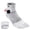 Grey, variant on COOLMAX Running Toe Socks, Cushioned, Athletic Quarter, Men Women