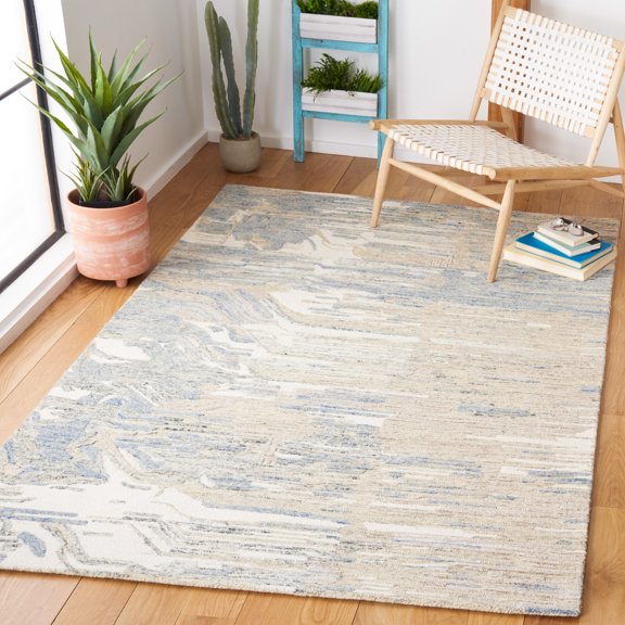 Safavieh Metro Mirjana Distressed Area Rug, Ivory/Natural, 4' x 6'