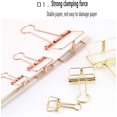 thumbnail image 3 of 12 Pack Double Clip Clips, Wire Clips, Creative Hollow Drawing Clips, Metal Binder Clips, Foldback Paper Clips For Notes Letter Paper Clip Office Supp, 3 of 4