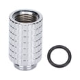 thumbnail image 1 of G1/4in Thread Male to Female Inner Hex Fixing Water Cooling Fitting for Computer Water Cool System, Durable Brass Material, Easy Installation, 2 Colors Available, 1 of 7