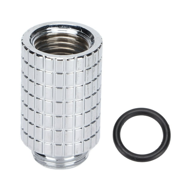 G1/4in Thread Male to Female Inner Hex Fixing Water Cooling Fitting for Computer Water Cool System, Durable Brass Material, Easy Installation, 2 Colors Available