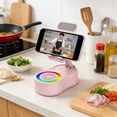 thumbnail image 7 of Msgweeeg Speakers Bluetooth Wireless Portable Bluetooth Speaker Rotating Speaker and Elevating Phone Stand Power Bluetooth Speaker Mini Portable Ambient Light Multifunctional Desktop Bracket, 7 of 7
