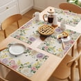 thumbnail image 5 of Vintage Flowers Placemats Set of 12, White Pink Purple Flower Plants Butterflies Linen Non-Slip Place Mats Washable Table Mats for Kitchen Dining Table Decorations Indoor/Outdoor, 5 of 9