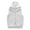 White, variant on TEAJOPSUU Boys Girls Sleeveless Cotton Hoodies Full Zip Round Neck Ribbed Cuff Hooded Jackets Solid Color Elastic Bottom Waistcoat 3-12S White