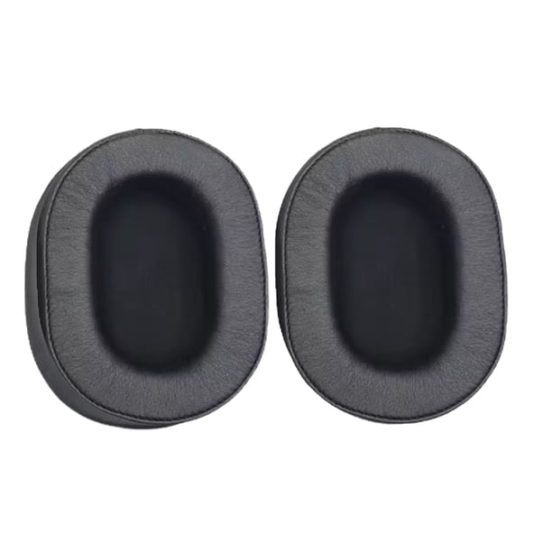 Almohadillas para los oídos 1 par cuero proteico repuesto Audio-Technica ATH-MSR7 M50X M40X SX1