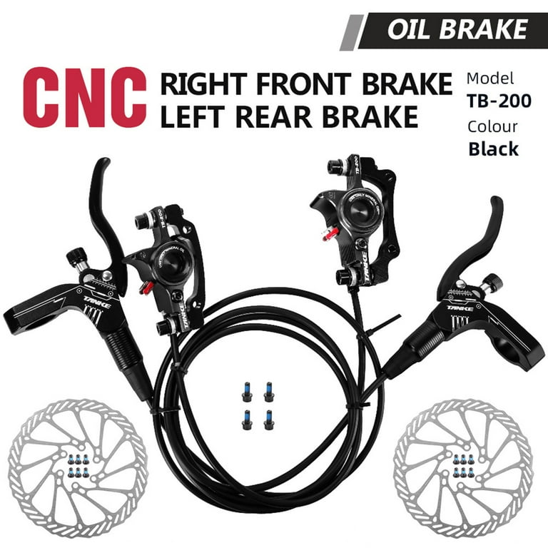 Universal Fit Hydraulic Disc Brakes Front Rear Calipers Set for Mountain Bike 160mm Disc Rotor Walmart