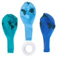 BLUE PANDA Travel Globe Balloons - 12 In, 50 Pack, Blue & Green - Earth ...