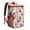 Red-51, variant on Colorful Abstract Geometric Cooler Backpack - 20L Insulated Leakproof Lunch Bag, Plaid Stripes