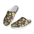 thumbnail image 2 of Lsque Ladybugs And Flowers On A Wooden Pattern Womens Comfort Cotton on Scuff With Memory Foam and Anti-skid Sole Slipper-40/41, 2 of 7