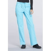 Cherokee Workwear Professionals Women's Scrubs Pant Mid Rise Straight Leg Drawstring WW160