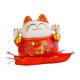 thumbnail image 4 of de de estilo chino, figurita de cerámica, caja de ahorro de dinero, adorno, escultura de gato de bienvenida para tienda, sala Rojo perfecl Estatua interior, 4 of 8