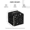 thumbnail image 4 of Lsque Space Galaxy Printed Tissue Box Cover Holder, Facial Paper Organizer Dispenser,Square with Bottom Belt, PVC Leather Decorative Organizer, 4 of 8