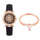 thumbnail image 1 of Conjunto de relojes para mujer S Tarry Sky Reloj de pulsera para mujer Casual Leather Sports Q Uart Wmkox8yii gfajkfgbkjabf1982, 1 of 1