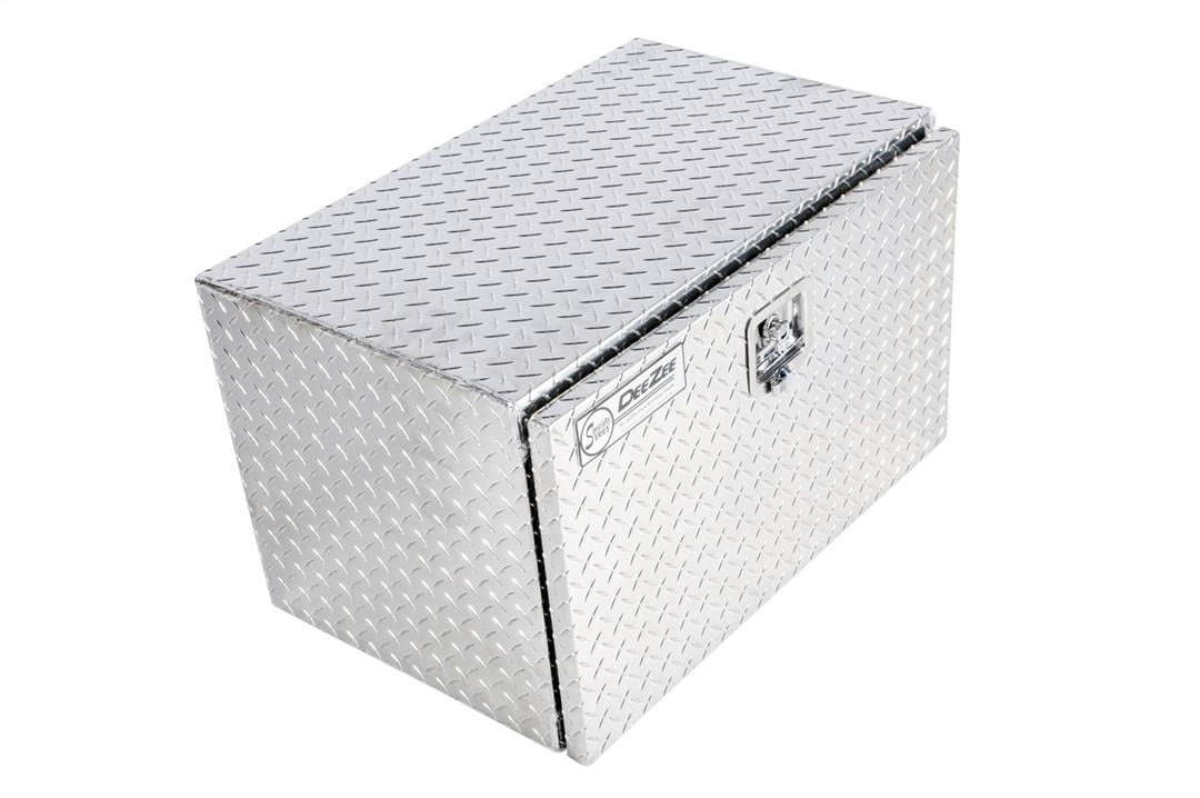Dee Zee Tool Box DZ74 Underbed; Single Lid; Diamond Tread; Silver ...