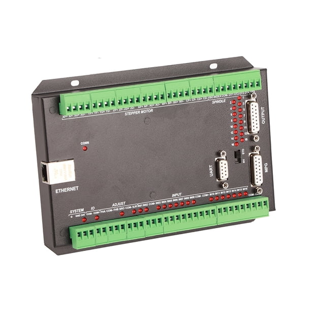 EC500 CNC 6-Axis Motion Controller – Ethernet, 18-Channel Opto-Isolated I/O, 0-10V Analog Output For Stepper Motors (5-Axis Version)