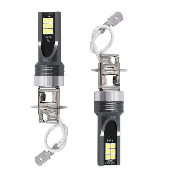 LABLT 6000K LED H3 High Power 2835 Fog Driving DRL Light Bulb 2x HID 12V White