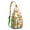 Green-47, variant on Fresh Orange Sling Backpack&nbsp;- Vibrant Citrus Illustration with Juice Droplets, Anti-Theft Water-Resistant Travel Daypack