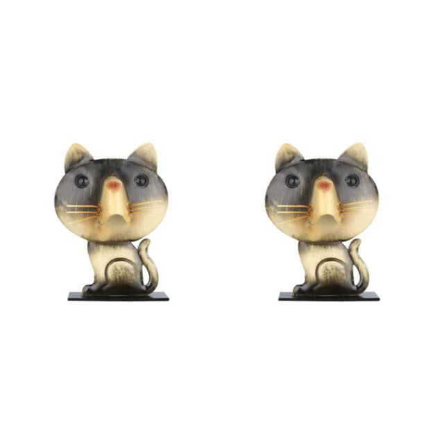 Thinsony Stylish And Fashionable Cat Shaped Eyeglass Rack Organize Eyewear In Style Metal Animal Shaped Spectacle Display Stand 2Set