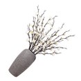 thumbnail image 4 of Hermoso Spray Realista de Flores de Seda de Ciruelo de IMitación para decoración del Hogar de Bodas, 4 of 7