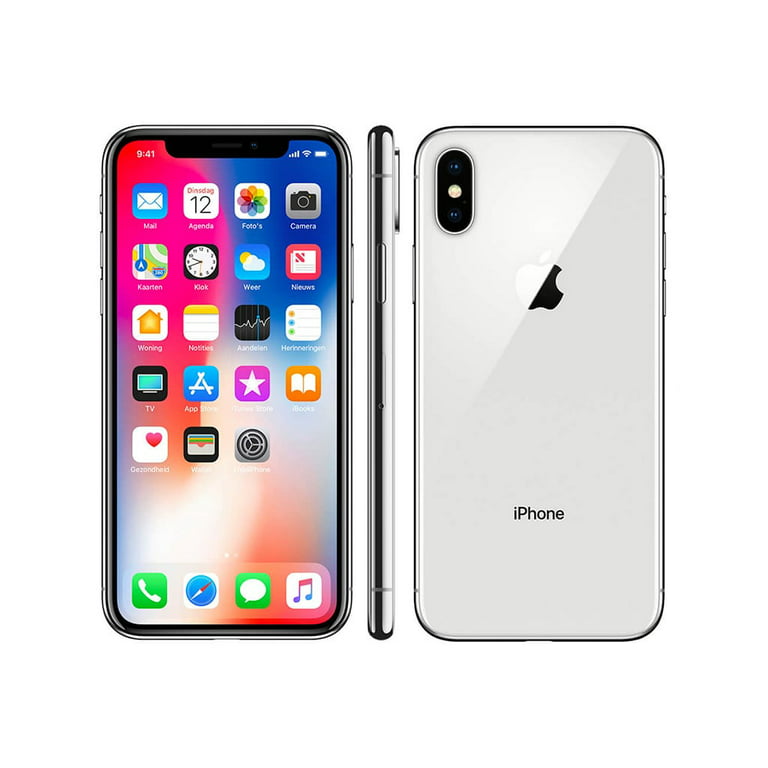 Used Apple iPhone X 64GB Fully Unlocked Silver (Scratch and Dent