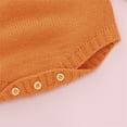 thumbnail image 6 of Likimi Toddler baby Girls Sweater Long Sleeve Print Hooded Pullover Tops Fashion Casual Comfortable Fall Winter Sweatshirt Size 3-6 Months Orange, 6 of 9