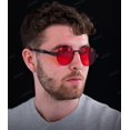 thumbnail image 4 of Gafas de Sol AIEYEZO Redondas Steampunk con Montura de Metal 100% UV400, 4 of 7