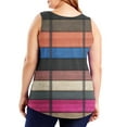 thumbnail image 4 of Wzzjkit Débardeurs pour Femmes Mode Été Décontracté Imprimé Ample Taille Col Rond Camisoles, 4 of 6