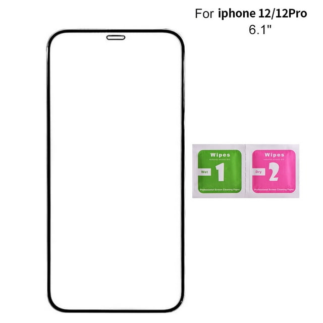 VONKY Mobile Phone Screen Cover Guard Tempered Glass Shockproof Film, Replacement for iPhone 12/12pro