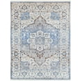 thumbnail image 2 of Hauteloom Woodbury Living Room, Bedroom Area Rug - Traditional - Blue, Aqua, Tan - 7'10" x 10'2", 2 of 13
