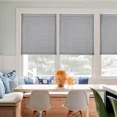 thumbnail image 5 of MYshade No Tools-No Drill Gray-36.5"W*64"H Cordless 1" Light Filtering Mini Blinds for Indoor Windows Horizontal Shades with Smooth Lift & Dustproof Slats, 5 of 9