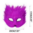 thumbnail image 3 of Fiudx Decoraciones navideñas para interiores Máscaras para fiestas de máscaras, accesorios de media cara para hombres y mujeres, máscaras faciales de Halloween, máscaras pequeñas de Liaozhai, 3 of 3