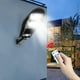 thumbnail image 1 of Luz Solar Exterior, Sensor de Movimiento, Lámpara de Pared de Seguridad con 168 LEDs, 3 Modos, Control Remoto, 1650 Lúmenes para Jardín, Cerca, Patio, Terraza., 1 of 9