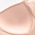 thumbnail image 3 of Loopsun Plus Size Bras for Women, Womens Embroidered Glossy Comfortable Breathable Bra Underwear No Rims Pink 40, 3 of 4