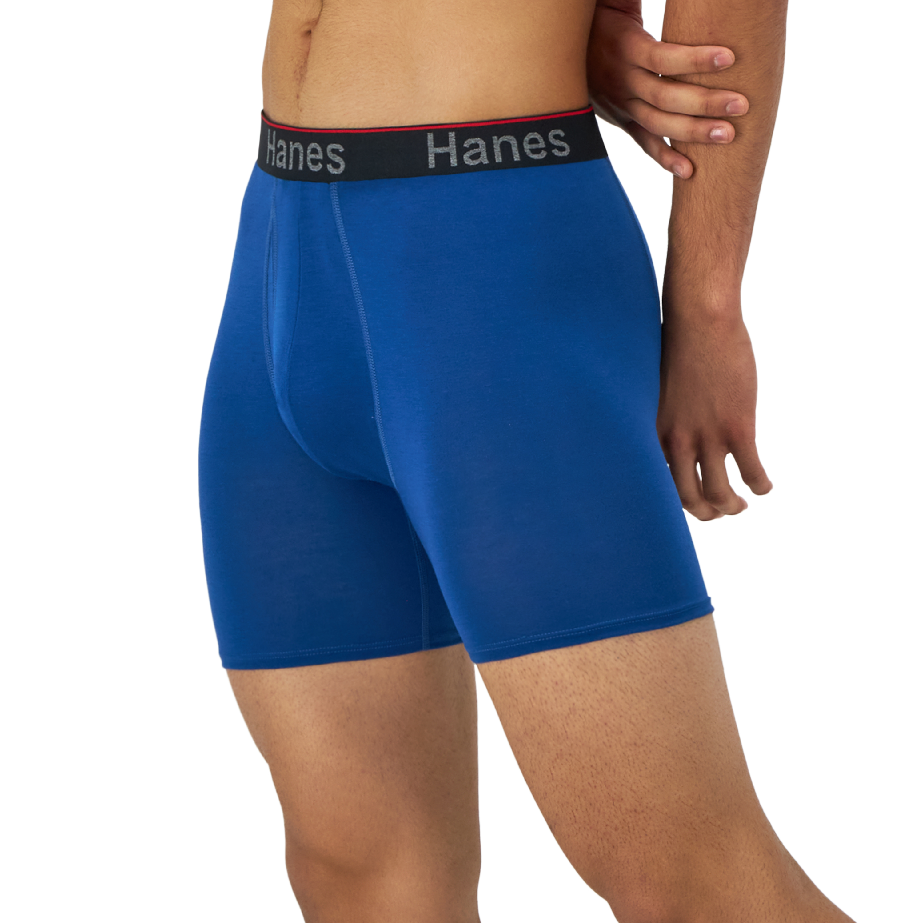 Hanes Men's Anti-Chafing Total Support Pouch Boxer Briefs photo 5