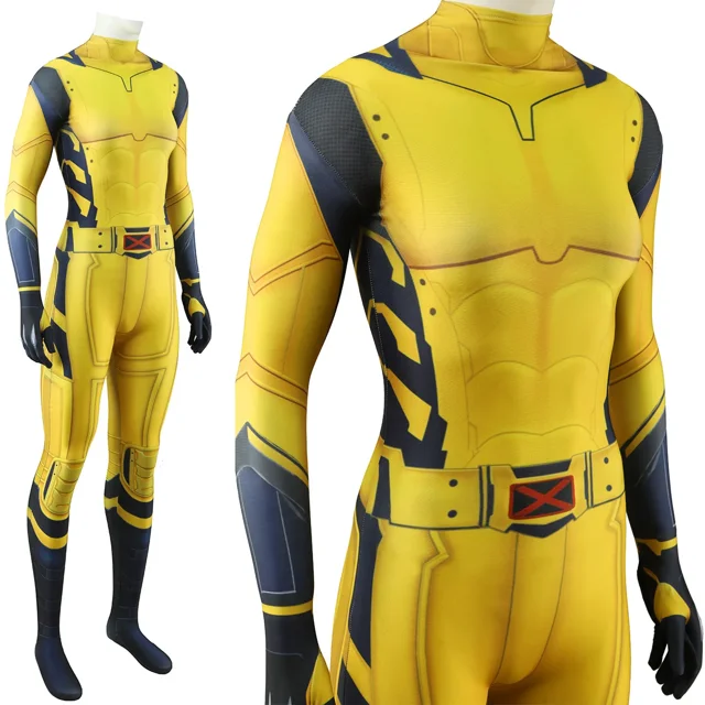 Disfraz de superhéroe para hombre y mujer, disfraz de Deadpool, Wolverine, para adultos y niños, para Halloween, fiesta, Zentai